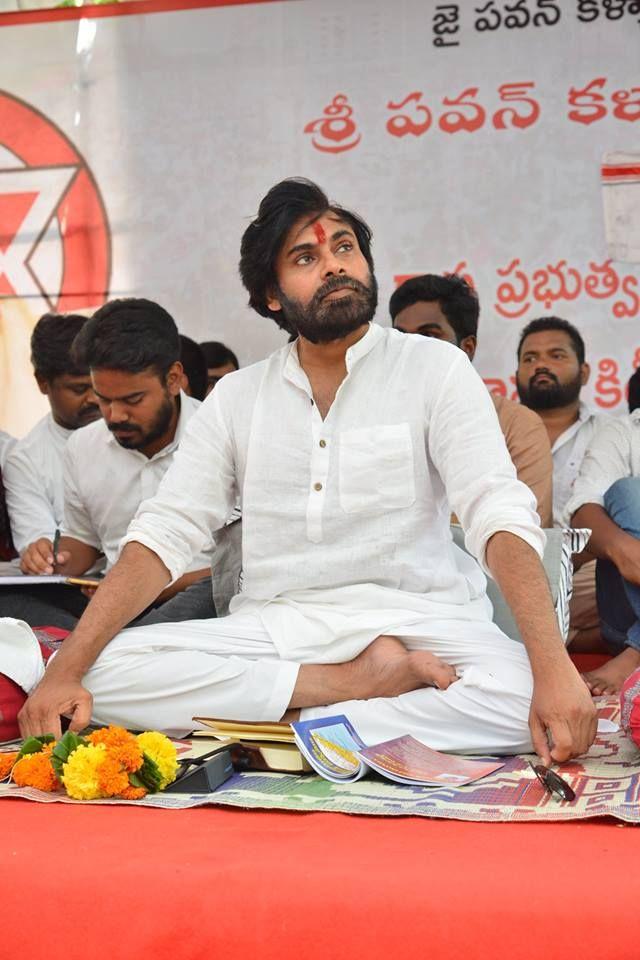 Pawan Kalyan’s hunger strike in Srikakulam Photos