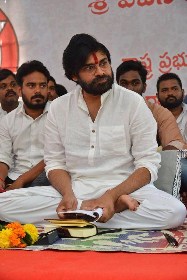 Pawan Kalyan’s hunger strike in Srikakulam Photos