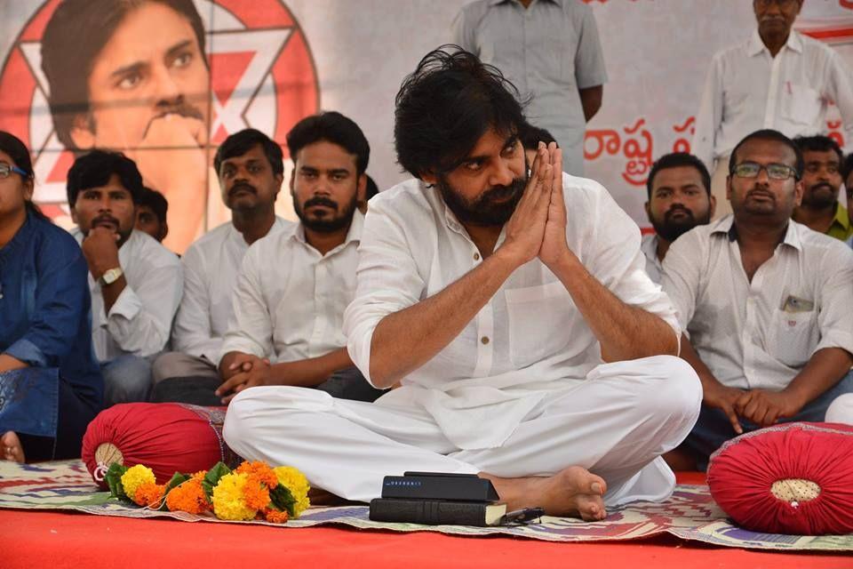 Pawan Kalyan’s hunger strike in Srikakulam Photos