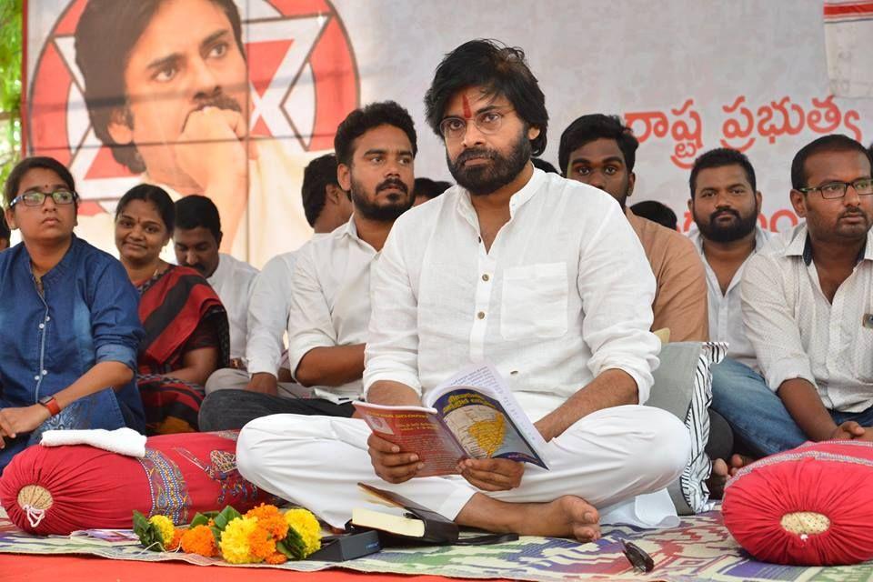 Pawan Kalyan’s hunger strike in Srikakulam Photos