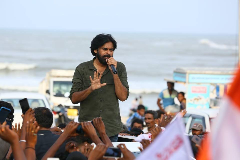 Pawan Kalyan’s road show in Visakhapatnam district Photos