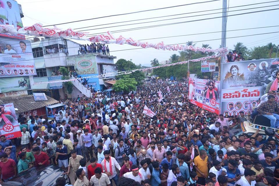 Pawan Kalyan’s road show in Visakhapatnam district Photos