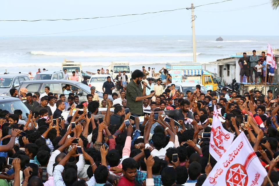 Pawan Kalyan’s road show in Visakhapatnam district Photos