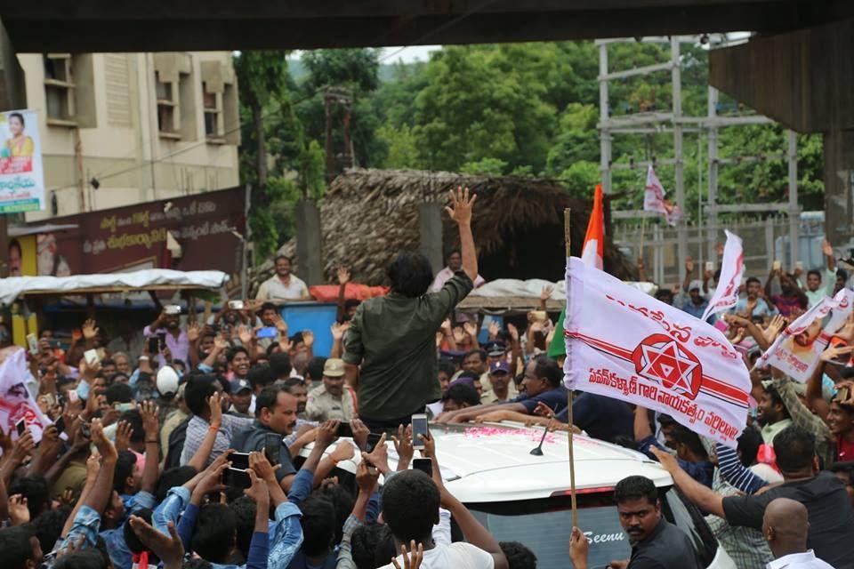 Pawan Kalyan’s road show in Visakhapatnam district Photos