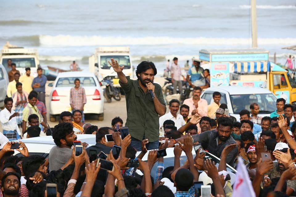 Pawan Kalyan’s road show in Visakhapatnam district Photos