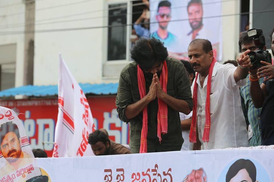 Pawan Kalyan’s road show in Visakhapatnam district Photos