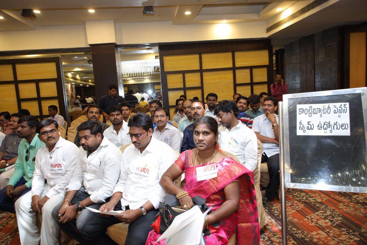 PawanKalyan Discussing Issues in Vijayawada meeting Photos