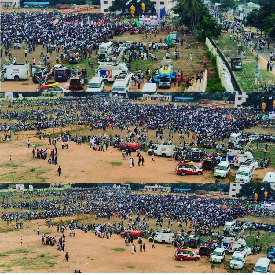 Pawankalyan's Janasena Party Public Meet in Kakinada Photos