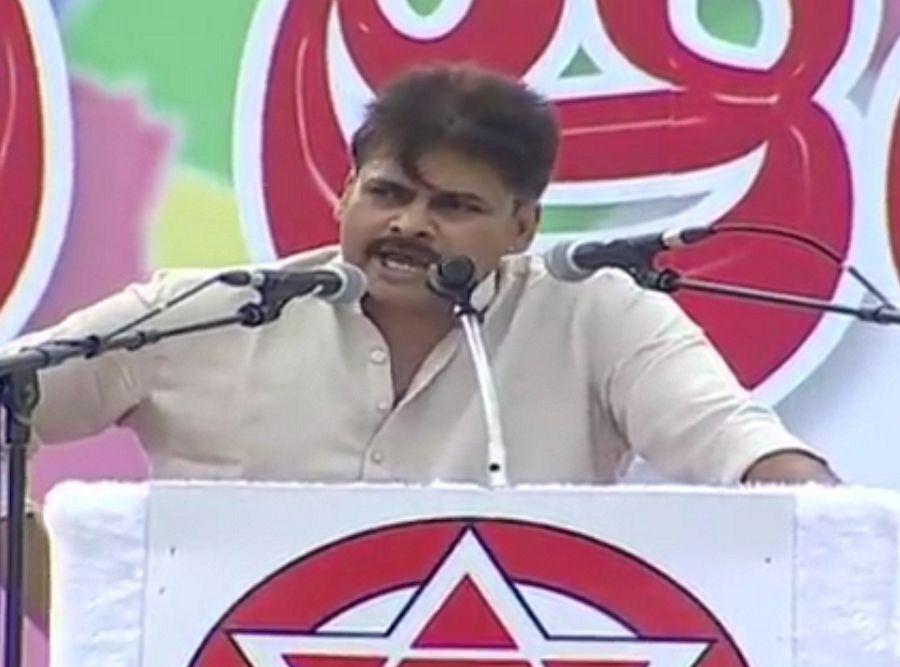 Pawankalyan's Janasena Party Public Meet in Kakinada Photos