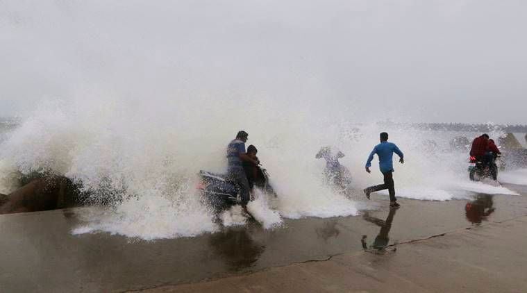Pethai Cyclone Effect Photos In Andhra Pradesh