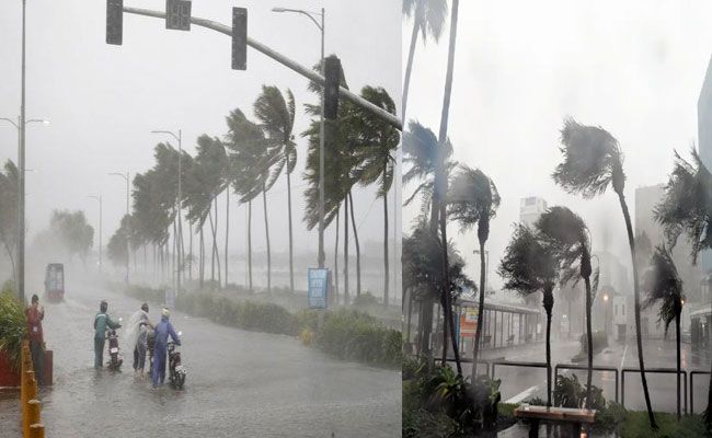Pethai Cyclone Effect Photos In Andhra Pradesh