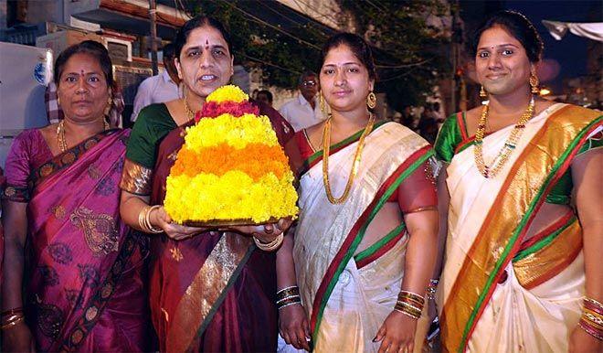 Photos: Bathukamma Celebrations at Kukatpally 2017