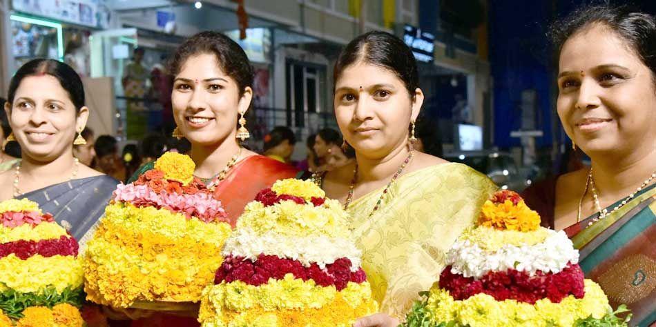 Photos: Bathukamma Celebrations at Kukatpally 2017