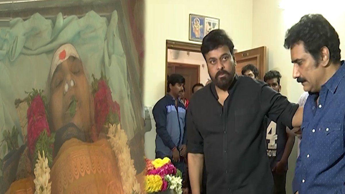 Photos: Chiranjeevi pays tribute to Rao Ramesh’s mother