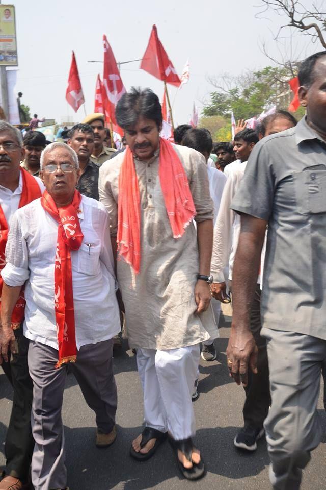 Photos: Janasena's Cheif Pawan Kalyan Started Padayatra