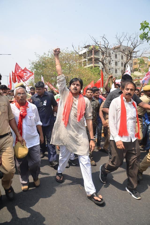 Photos: Janasena's Cheif Pawan Kalyan Started Padayatra