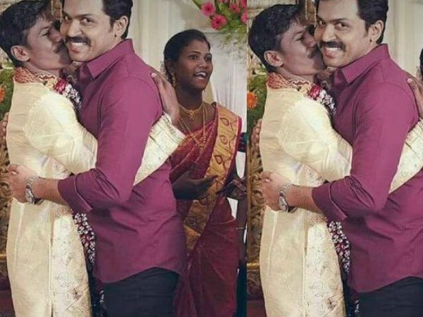 Photos: Karthi gets emotional at his fan’s funeral