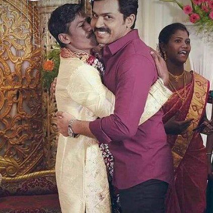 Photos: Karthi gets emotional at his fan’s funeral