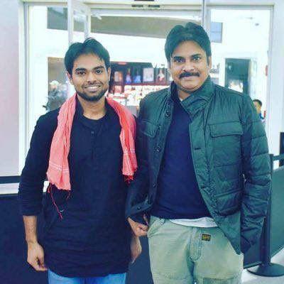 Photos: Pawan Kalyan Enroute To Hyderabad