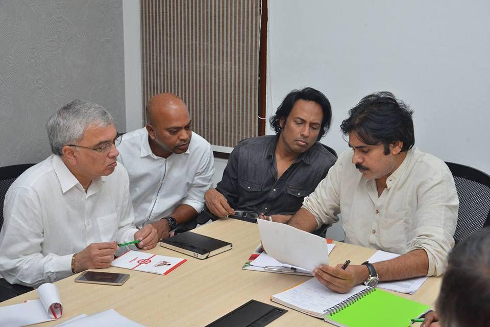 Photos: Pawan Kalyan's review meeting with party leaders