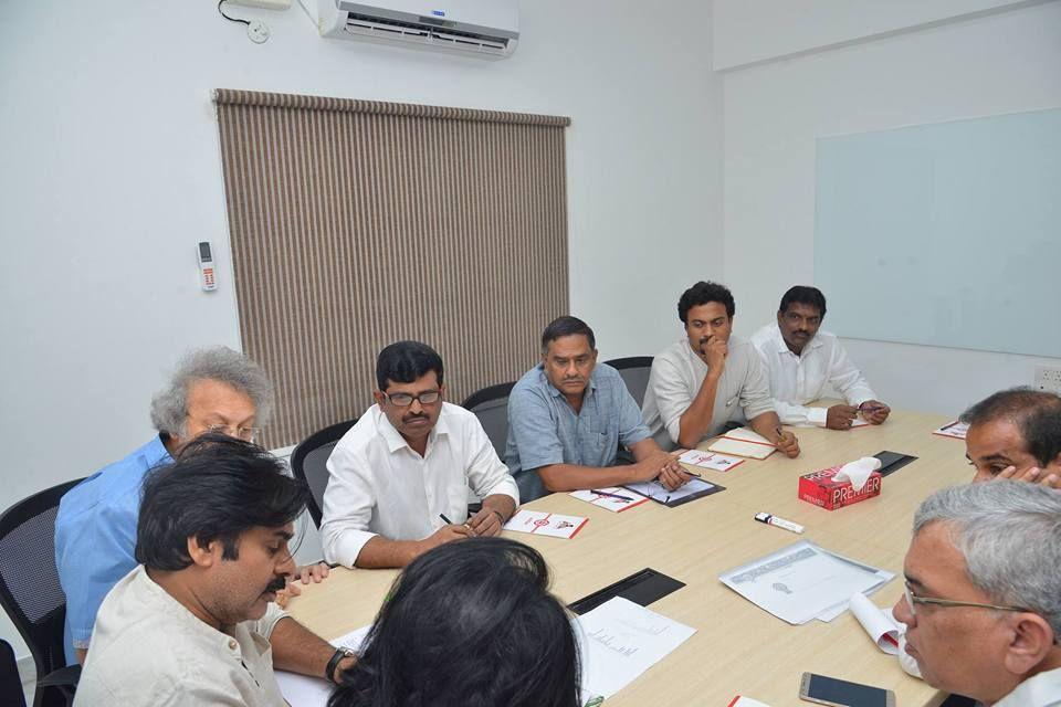 Photos: Pawan Kalyan's review meeting with party leaders