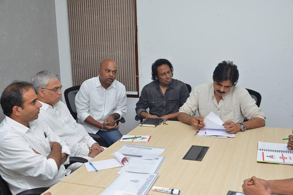 Photos: Pawan Kalyan's review meeting with party leaders