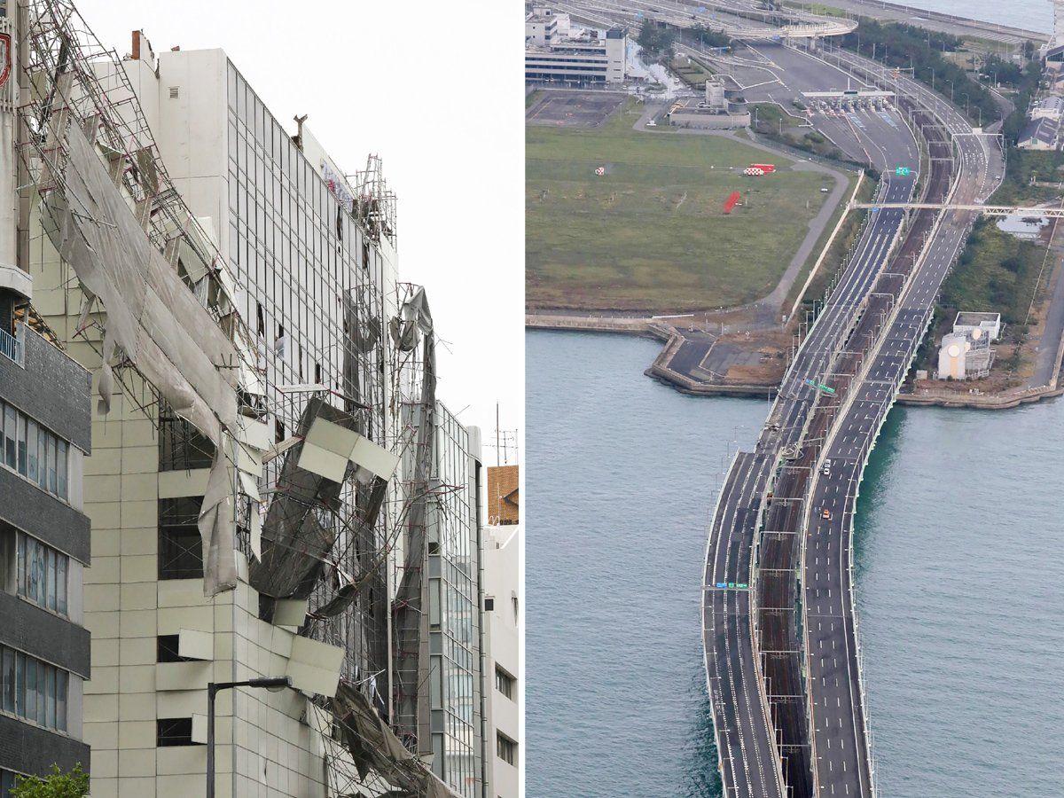 Photos: Typhoon Jebi Batters the West Coast of Japan