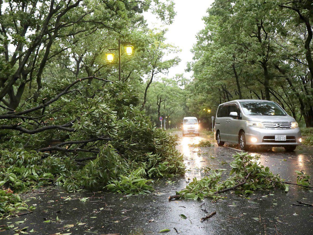 Photos: Typhoon Jebi Batters the West Coast of Japan