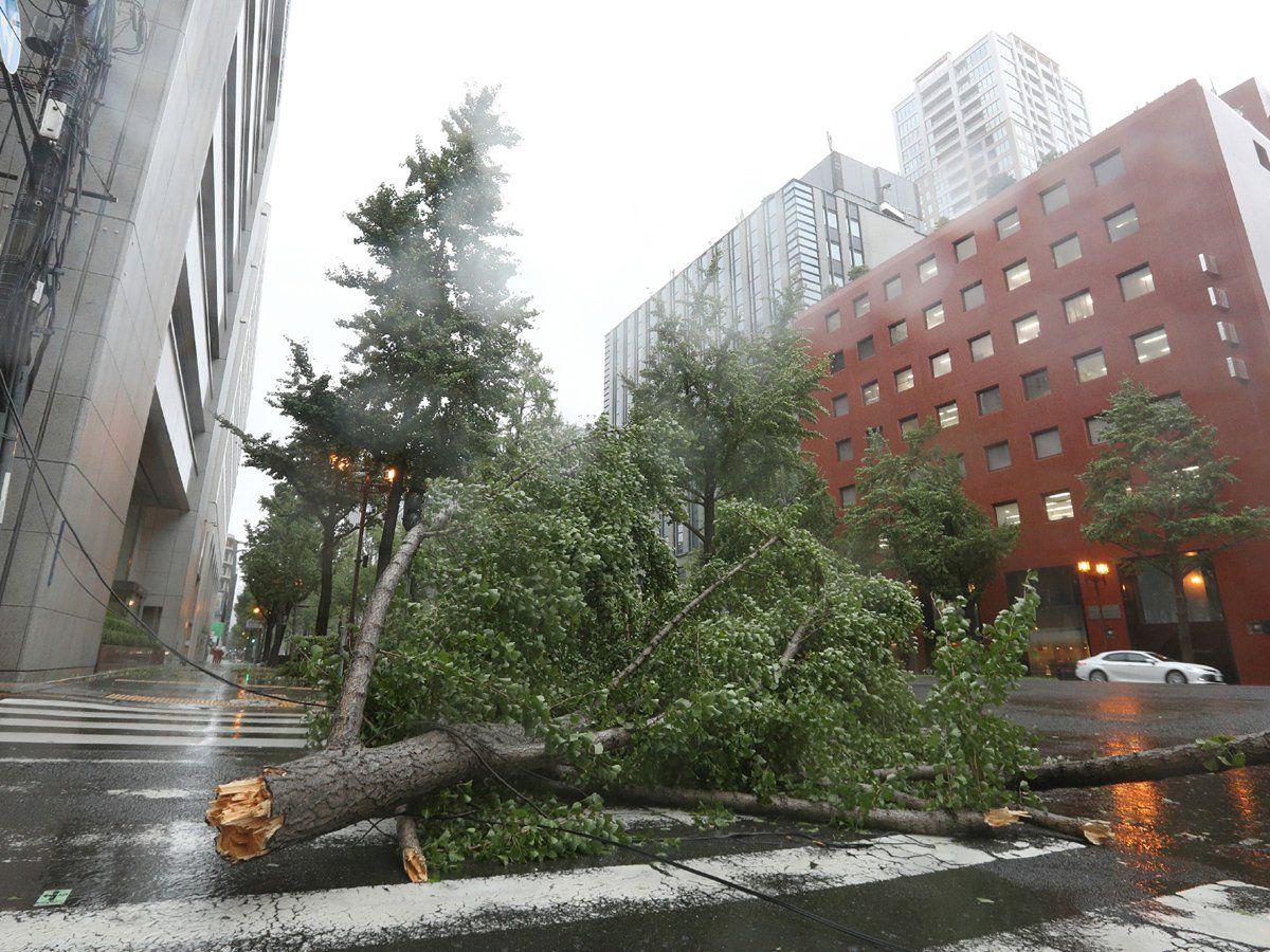 Photos: Typhoon Jebi Batters the West Coast of Japan