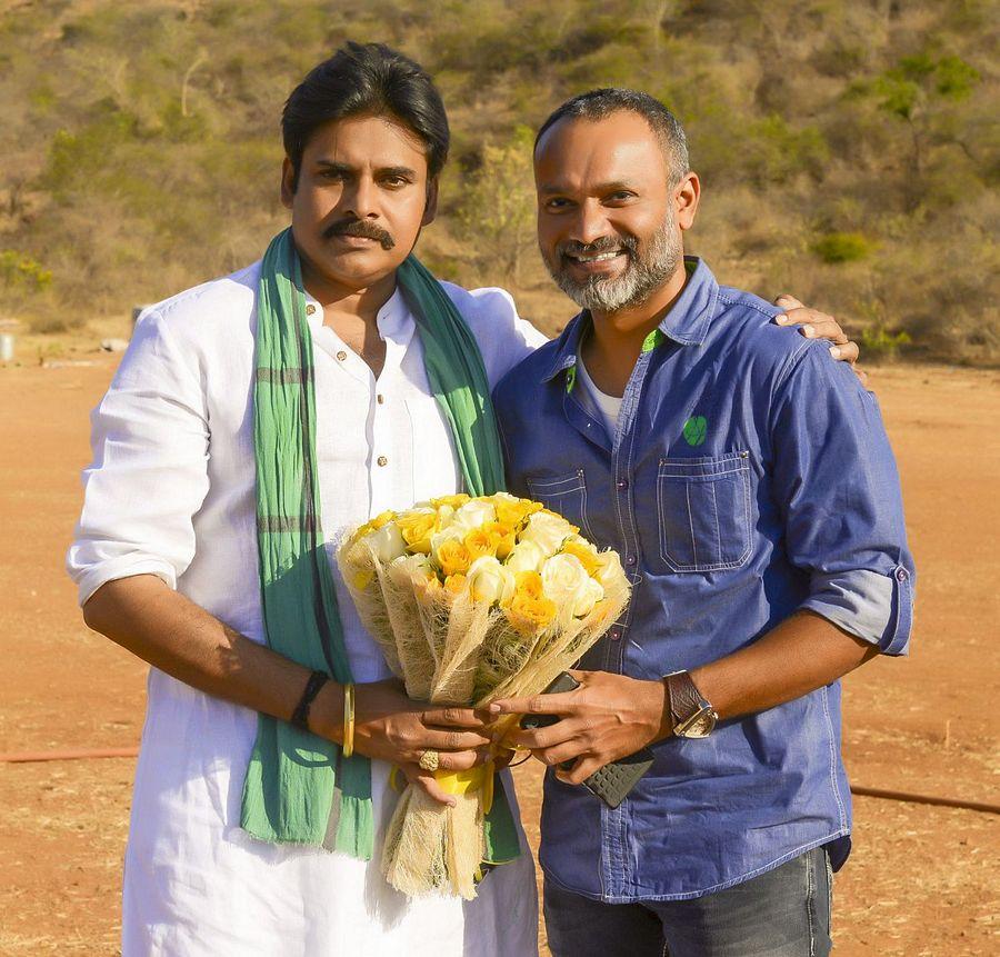 Power Star Pawan Kalyan Katamarayudu Movie New Working Stills