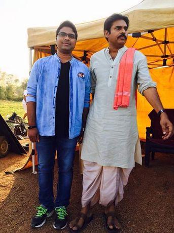 Power Star Pawan Kalyan Katamarayudu Movie New Working Stills