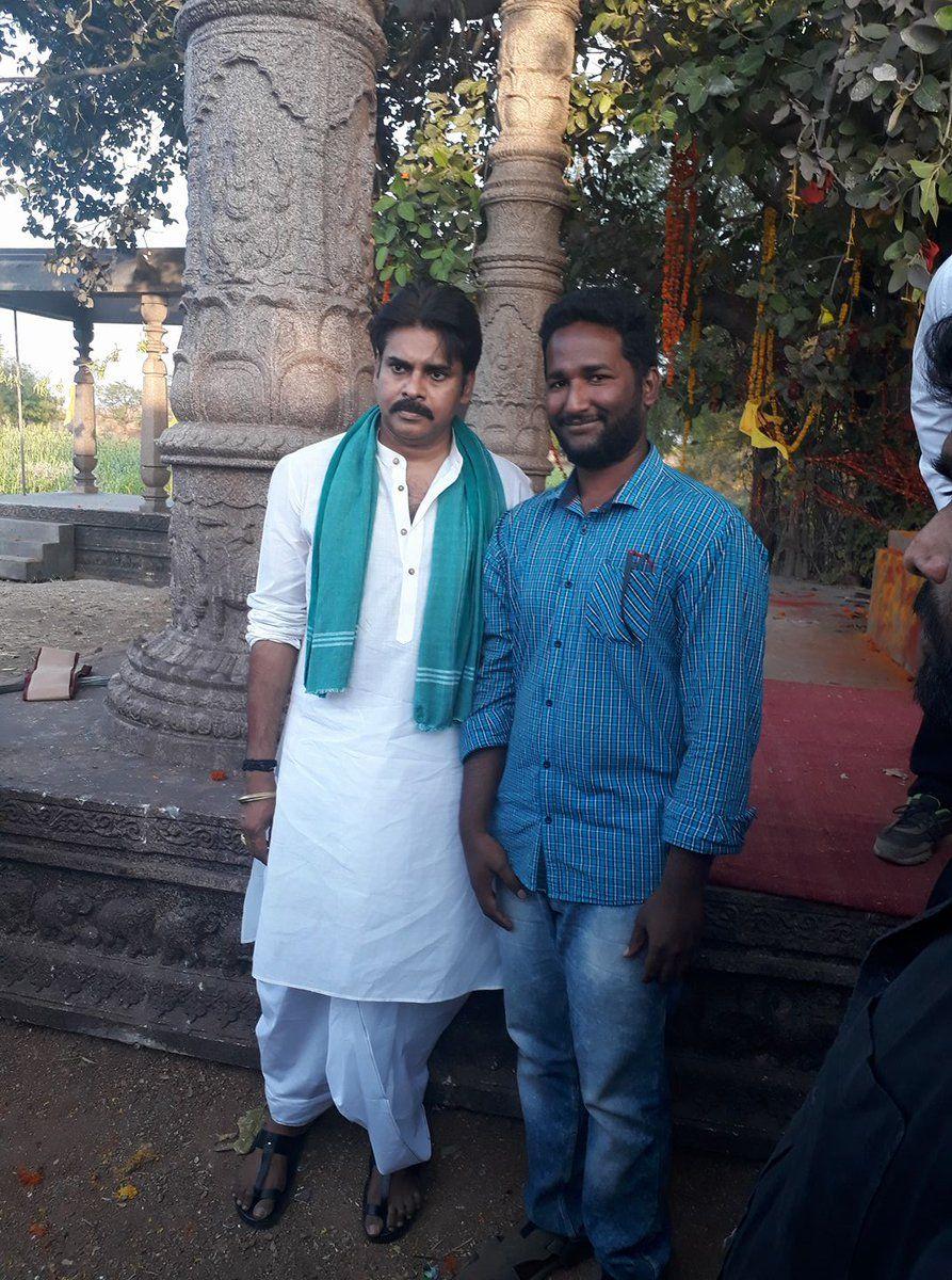 Power Star Pawan Kalyan Katamarayudu Movie New Working Stills