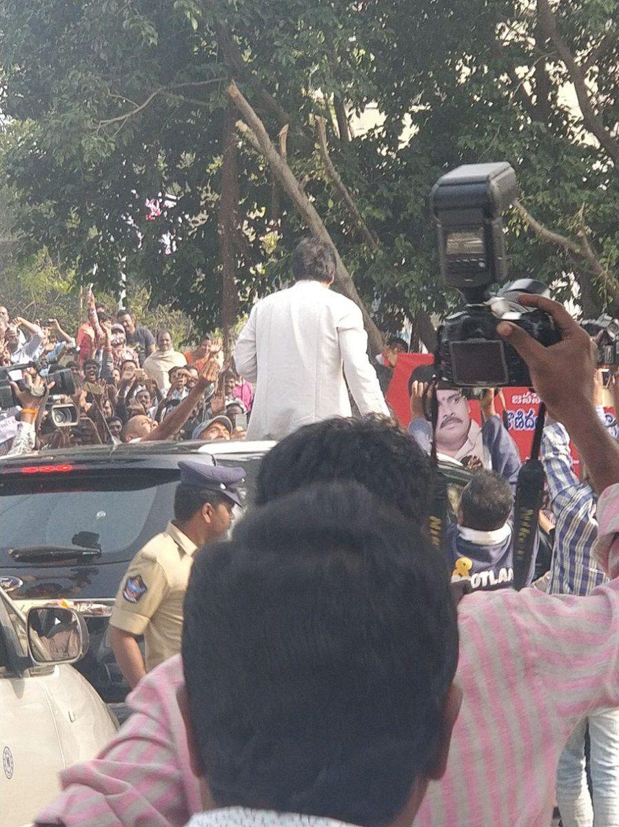 Power Star Pawan Kalyan at Polavaram Photos