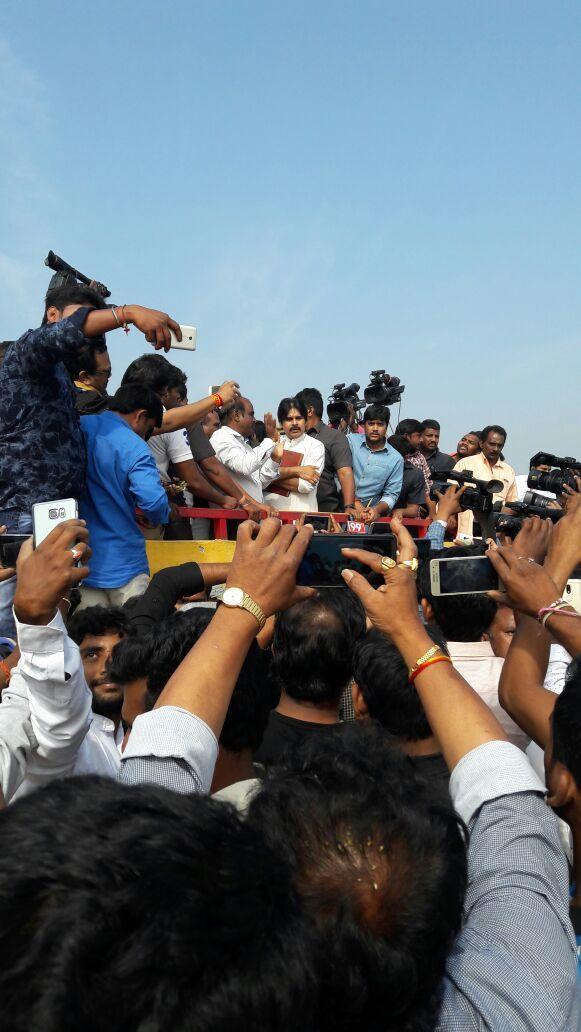 Power Star Pawan Kalyan at Polavaram Photos