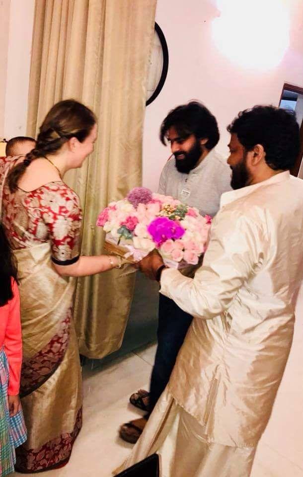 Powerstar PawanKalyan Wishing MegaStar Chiranjeevi on his Birhtday