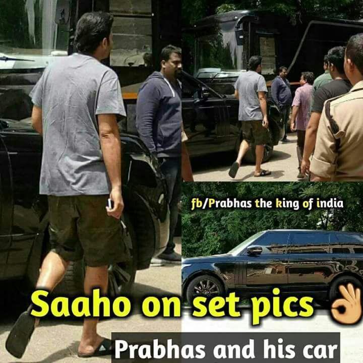 Prabhas & NeilNMukesh from the sets of Saaho Movie