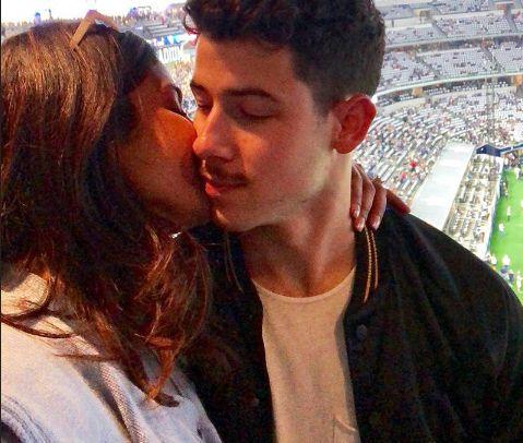 Priyanka Chopra’s first kiss for birthday boy and fiance Nick Jonas goes viral
