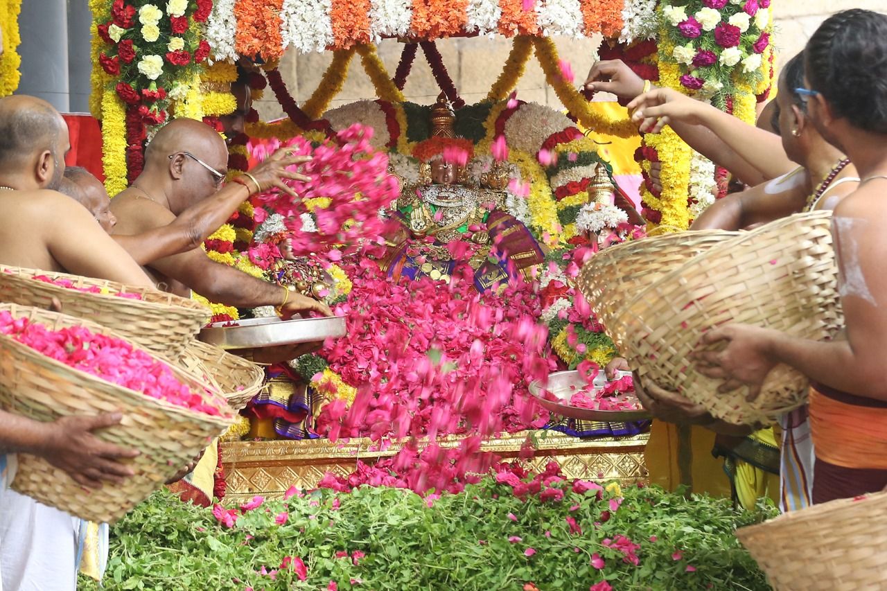 Pushpayagam at Sri govindaraja swamy vari temple tirupathi