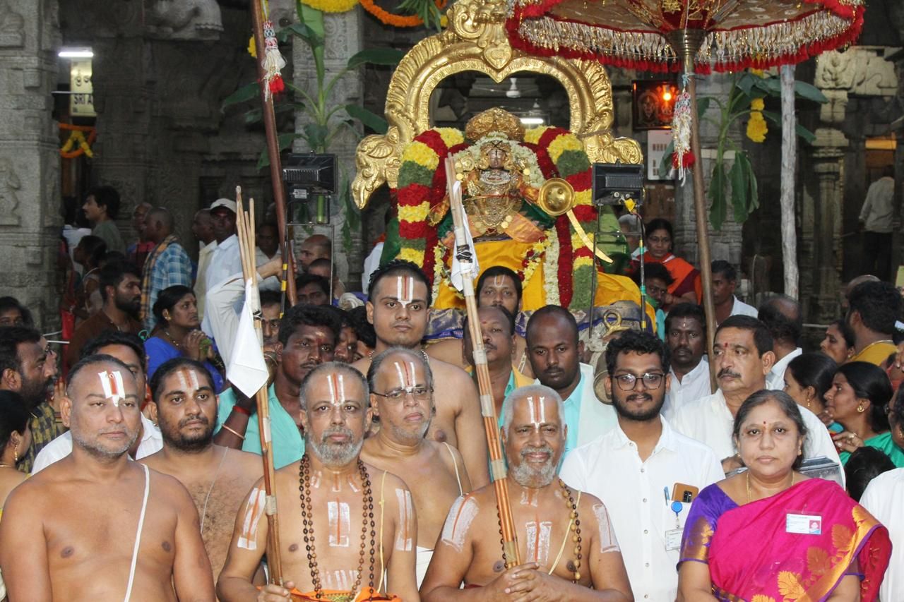 Pushpayagam at Sri govindaraja swamy vari temple tirupathi