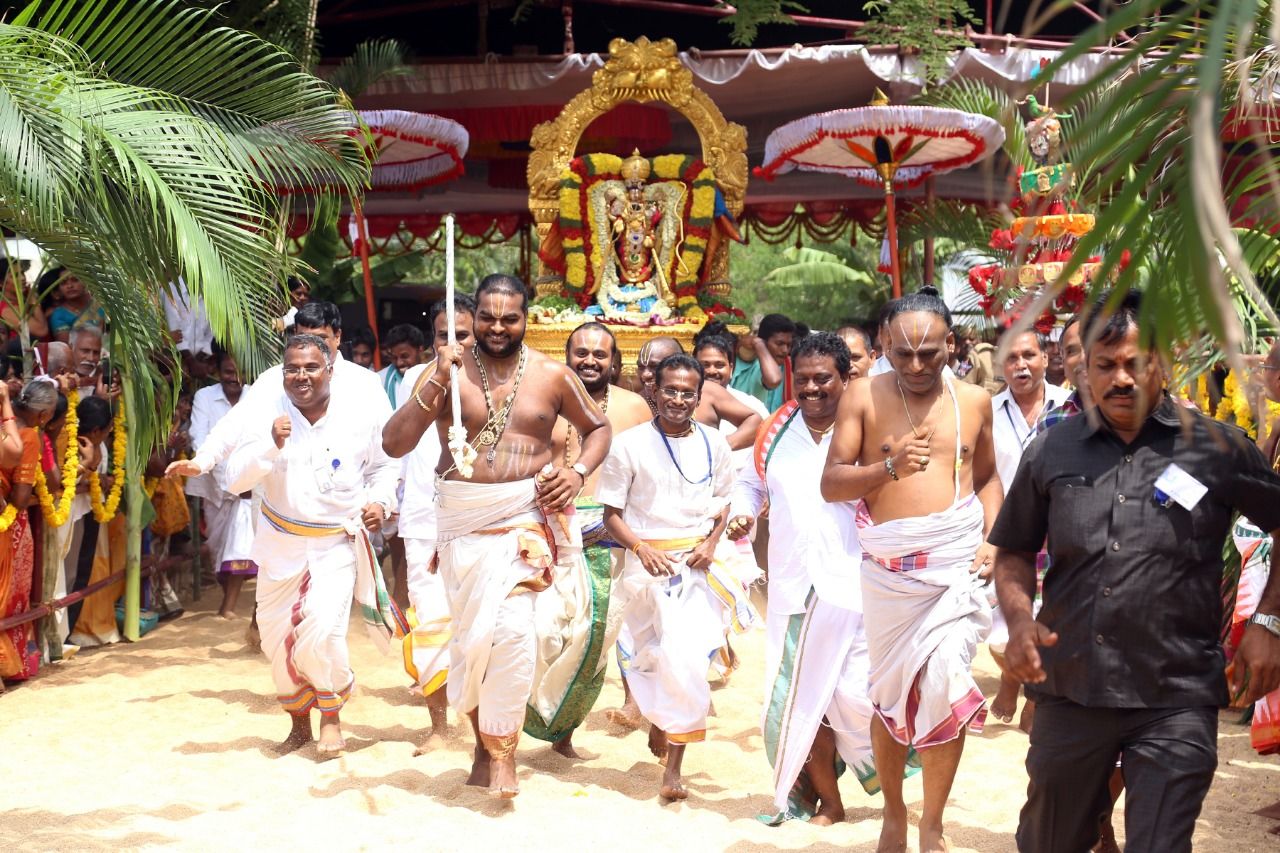 Pushpayagam at Sri govindaraja swamy vari temple tirupathi