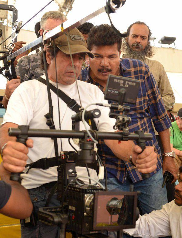 Rajinikanth Robot 2.0 Movie Latest Working Stills