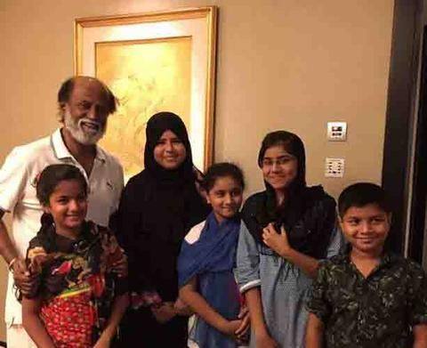 Rajinikanth with Fans Unseen Pics