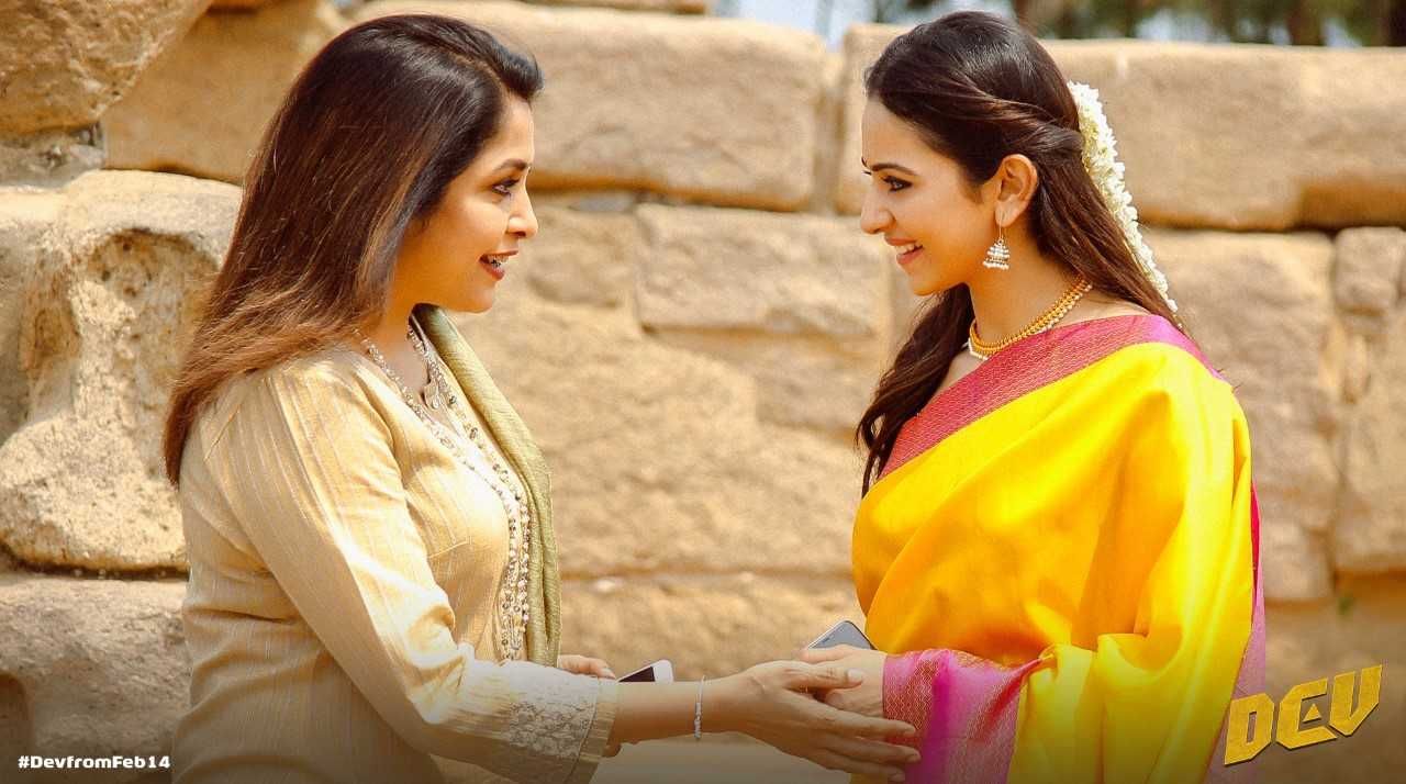 Rakul Preet Singh and Ramya Krishnan in Dev Movie