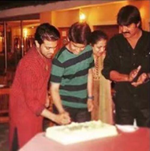 Ram Charan & Srikanth's Son Roshan Special Bonding Photos