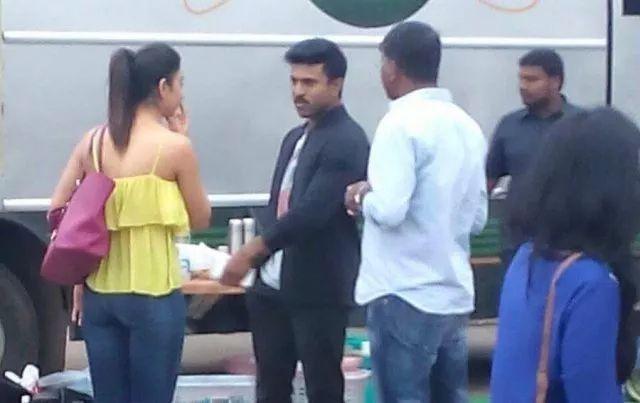 Ram Charan & Rakul On The Sets Of Dhruva Photos