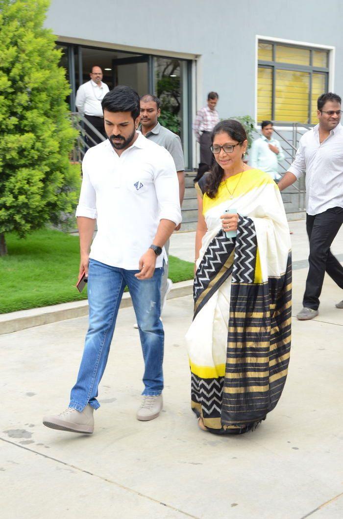 Ram Charan Celebrates Independence Day at Chirec School