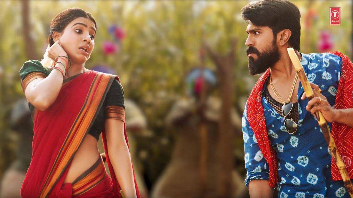 Ram Charan Rangasthalam 1985 Movie New Posters & Working Stills