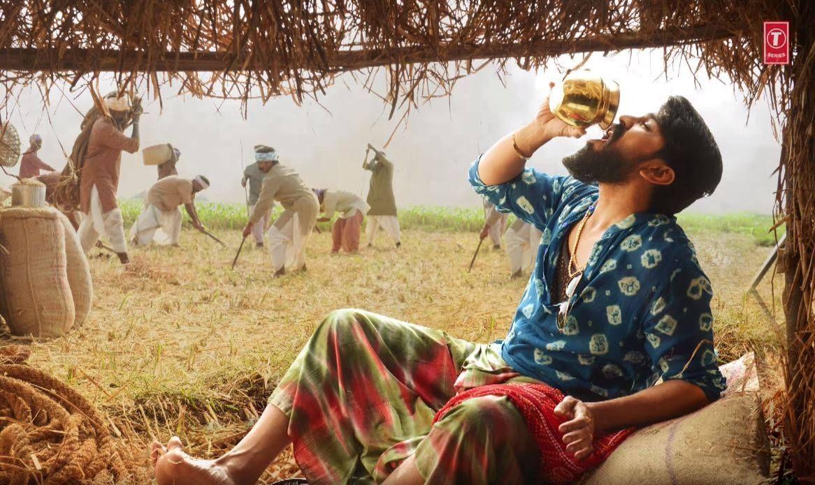 Ram Charan Rangasthalam 1985 Movie New Posters & Working Stills