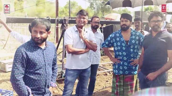 Ram Charan Rangasthalam 1985 Movie New Posters & Working Stills