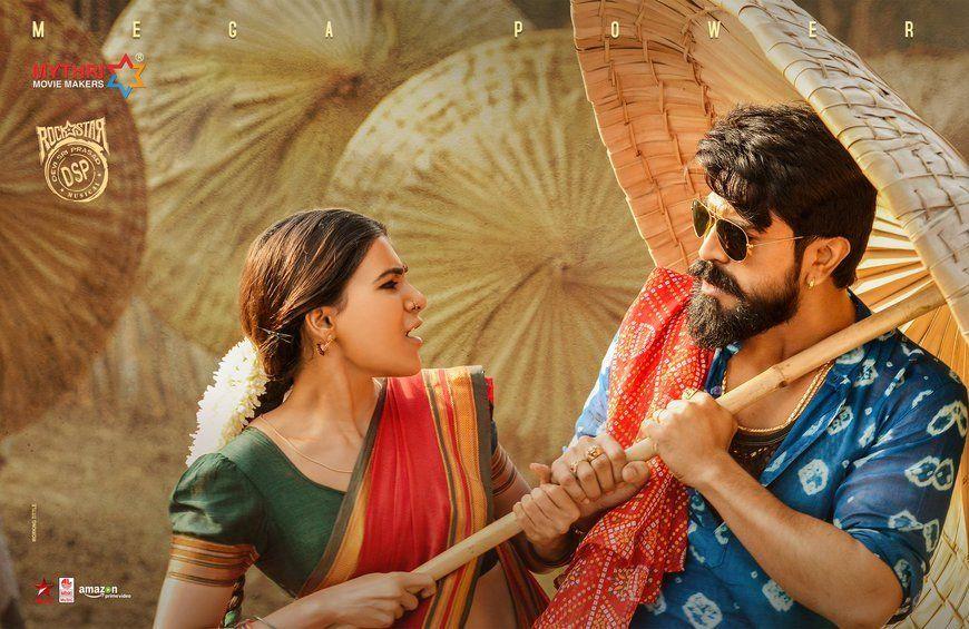 Ram Charan Rangasthalam 1985 Movie New Posters & Working Stills